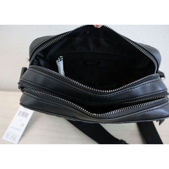 DKNY R43EVX93 Women's O/S Black Embossed TuTu Dual Zip Camera Bag - Picture 11 of 12